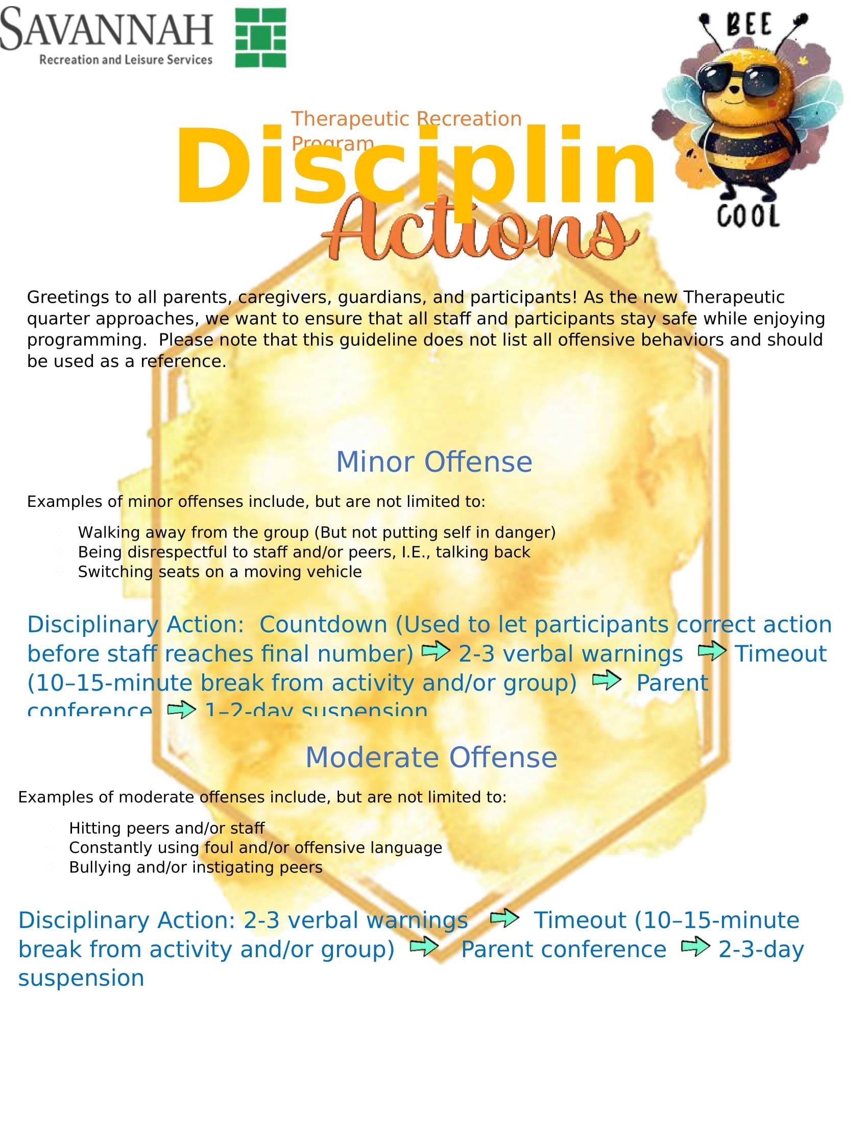 Disciplinary Actions