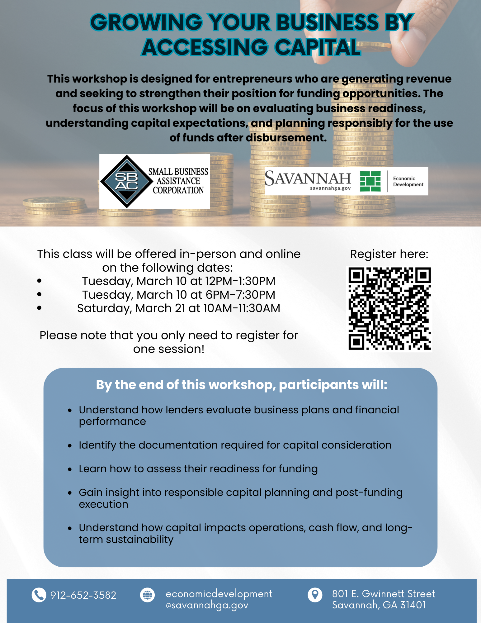 Growing Your Business by Accessing Capital - website