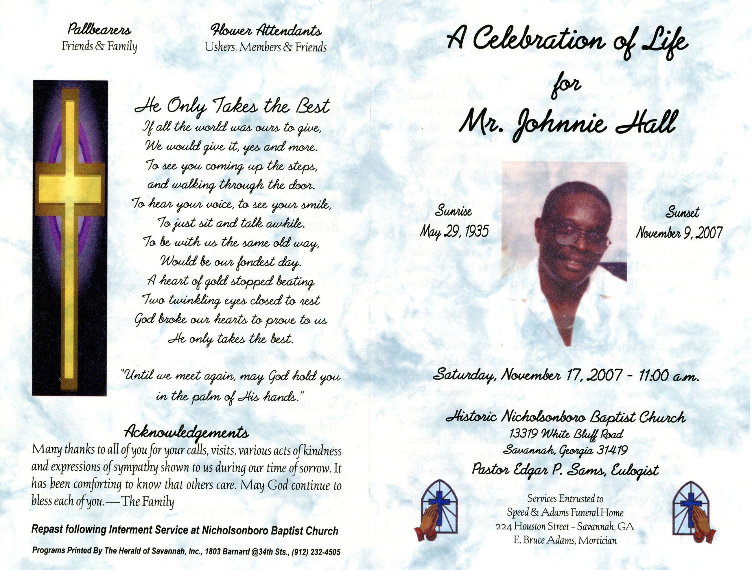 JohnnieHallProgram1