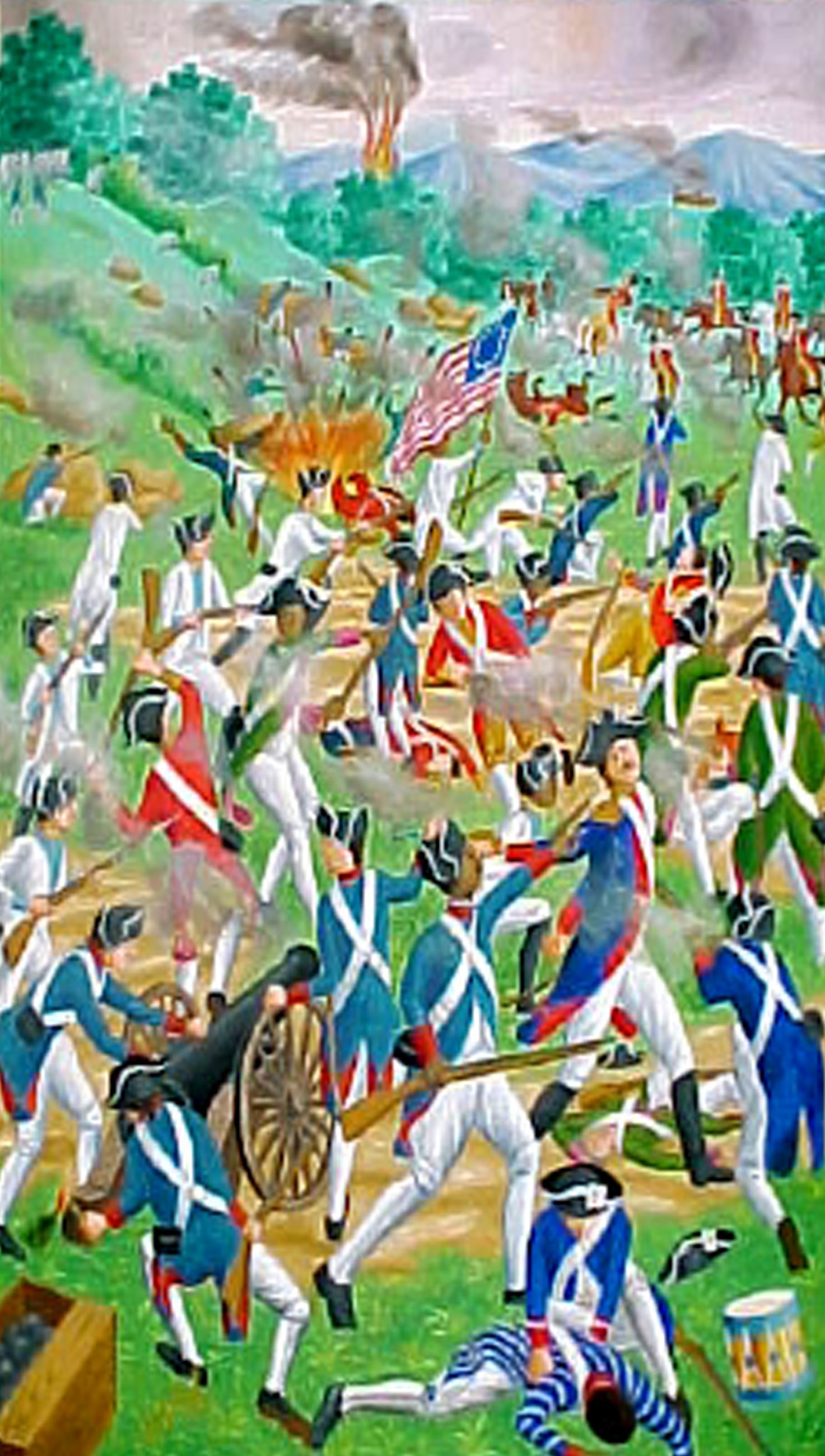 1779 HaitianTroops Battle Scene
